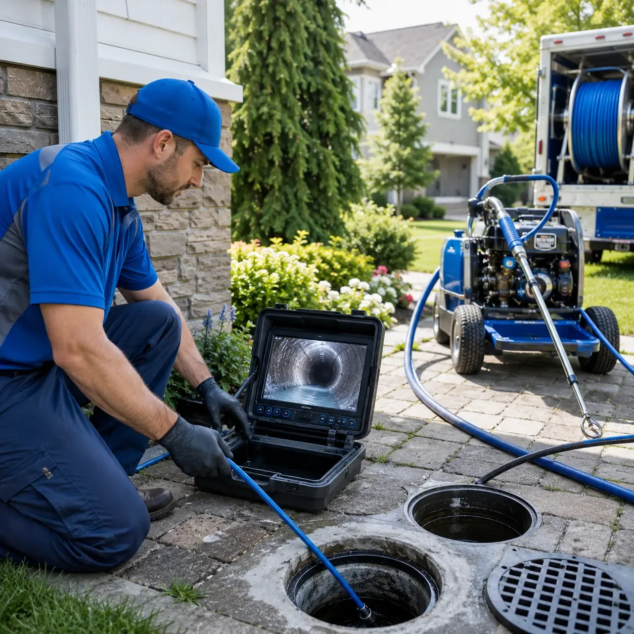 Outdoor drain cleaning professionals serving Hinton, VA