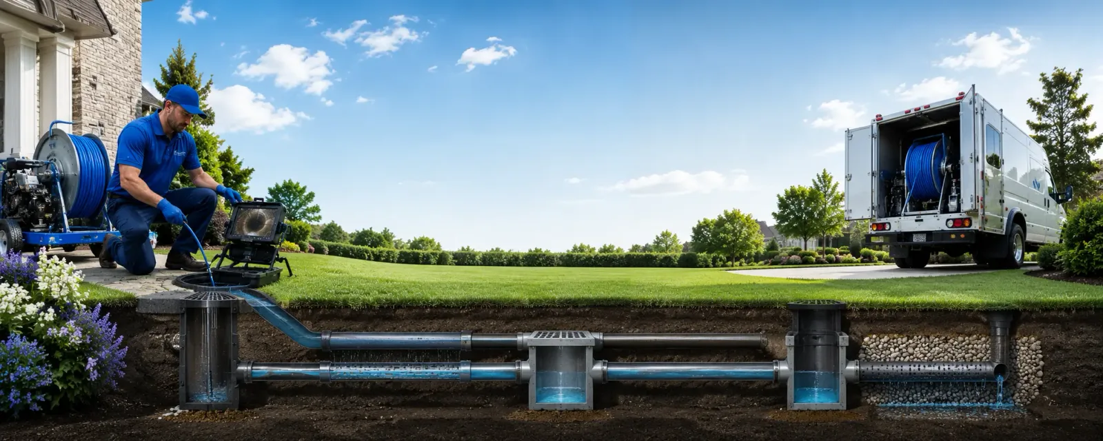 Outdoor drain cleaning information for Hinton, VA